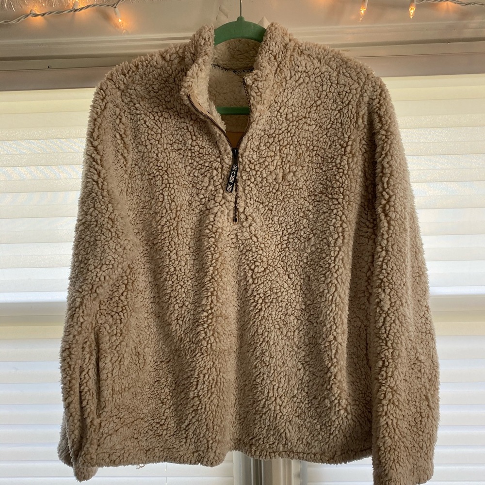 sherpa quarter zip